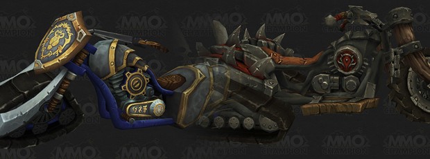 [Warlords of Draenor] Modelos ingame das motos do Azeroth Choppers