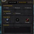 Nova ferramenta de Looking for Guild