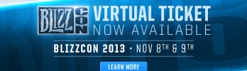 Ingressos virtuais da BlizzCon 2013 à venda!