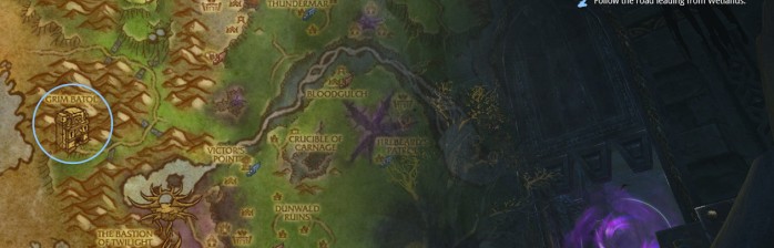 Descobrindo as entradas das instâncias do Cataclysm