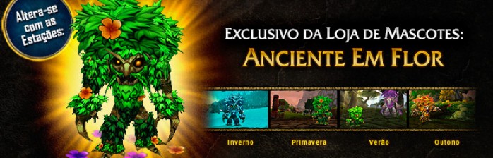 Novo mascote na Blizz Store: Anciente em Flor