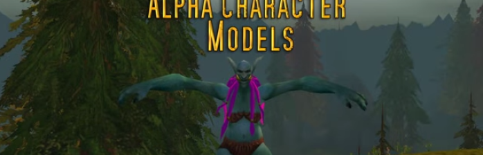 Novos modelos de raça: Alpha do WoW Classic x Warlords of Draenor