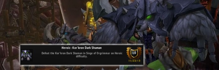 [PvE] Heróico: Xamã Sombrio Kor’kron