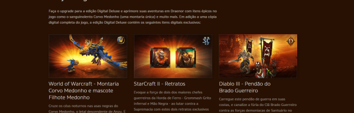 Itens da versão Digital Deluxe de WoD estão de volta por tempo limitado!