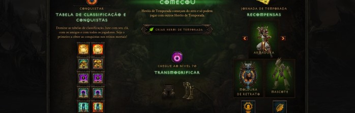 A 5ª Temporada de Diablo III: Reaper of Souls começa HOJE!