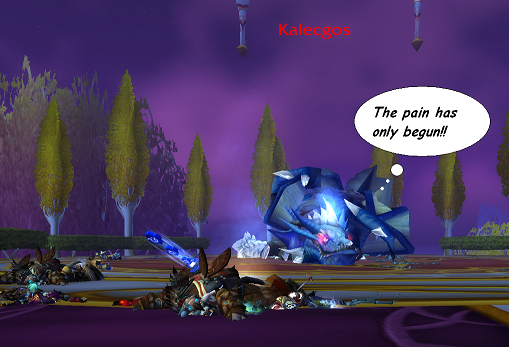 Kalecgos the blue dragon