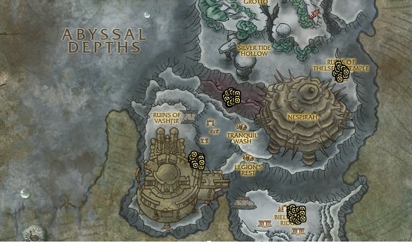 Poseidus Map Spawn Points