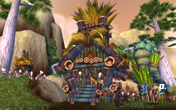 Mists of Pandaria -- Huzo Village wowgirl