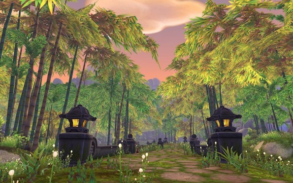 The Jade Forest brumas de pandaria wowgirl