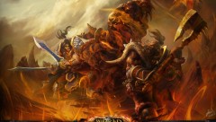 Garrosh_and_Varian_fighting_Deathwing