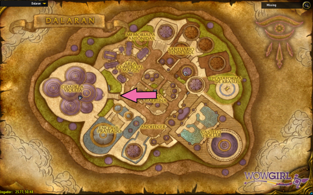 Dalaran - Entrada Cavernas do Tempo