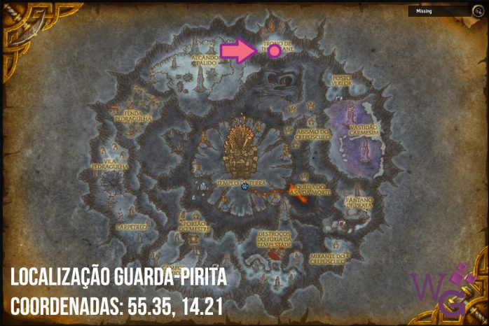 Localização Guarda Pirita